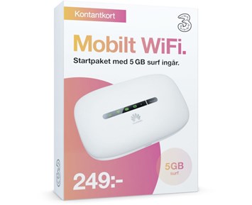 Tre Startpaket Mobilt WiFi | NetOnNet