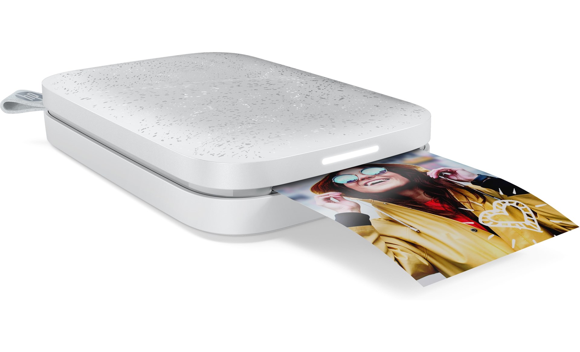 HP Sprocket Photo Printer White Skriv ut dina bilder på direkten med