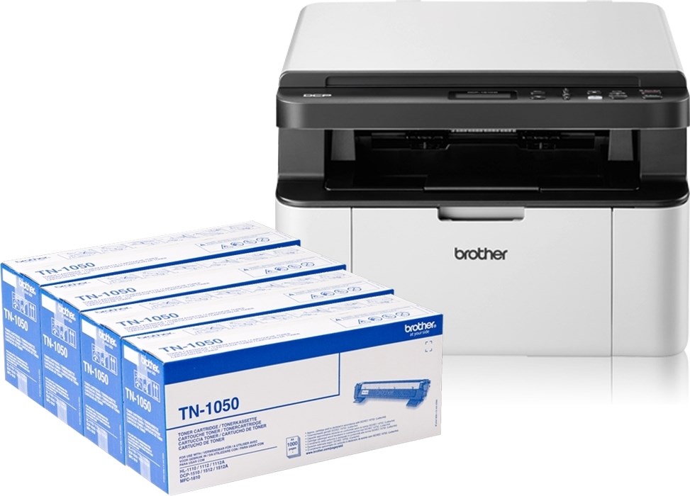Brother DCP1610W + 4 Toner | NetOnNet