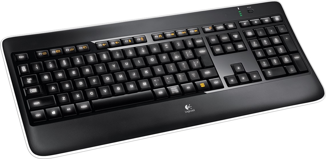 Logitech Wireless Illuminated K800 - En lysande skrivupplevelse – dag ...