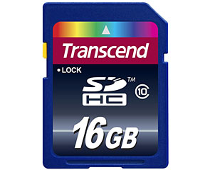 Transcend SDHC 16GB Class 10