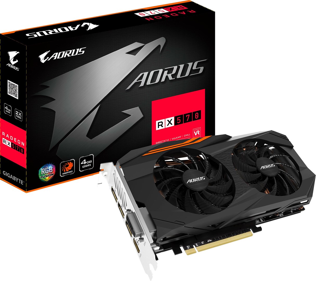 Gigabyte AORUS Radeon RX 570 4G | NetOnNet