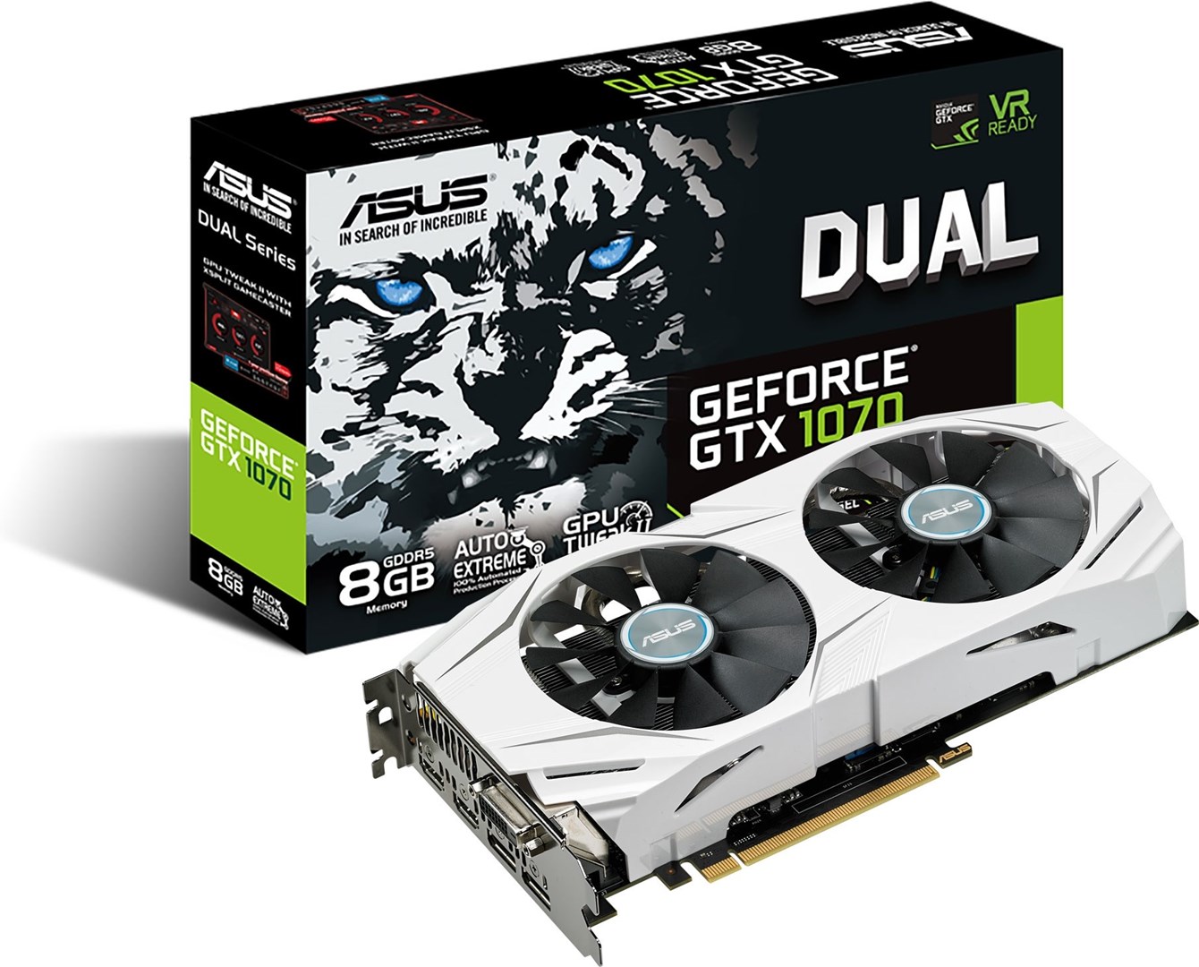 8gb Asus Geforce Gtx 1070 Dual Oc Aktiv ASUS GeForce GTX1070 Dual 8GB | NetOnNet