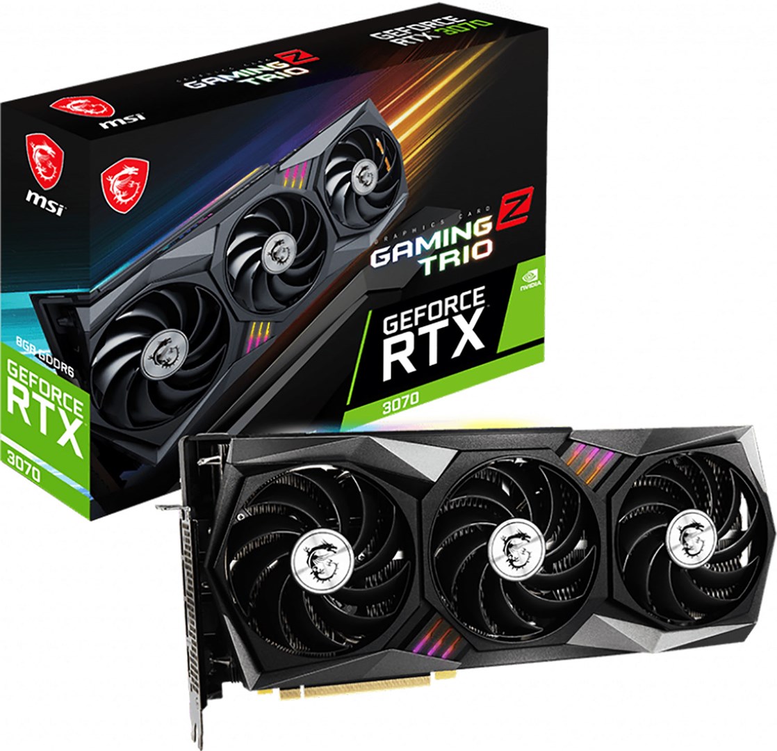 MSI GeForce RTX 3070 GAMING Z TRIO 8G LHR | NetOnNet