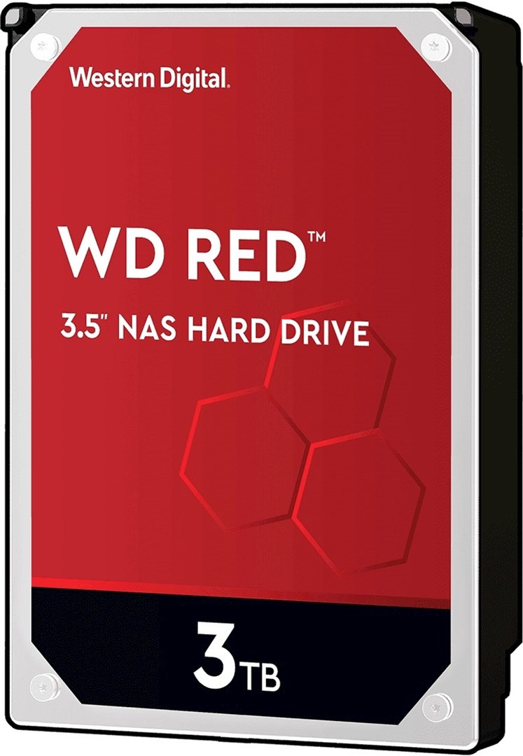 WD Red PLUS 3TB 64MB CMR - NAS-designad hårddisk på 3 TB