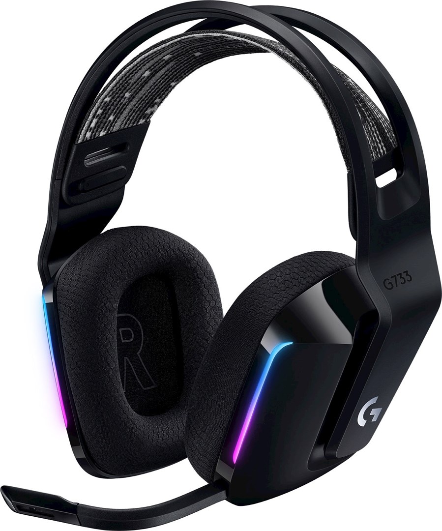 Logitech G733 Lightspeed Headset Black
