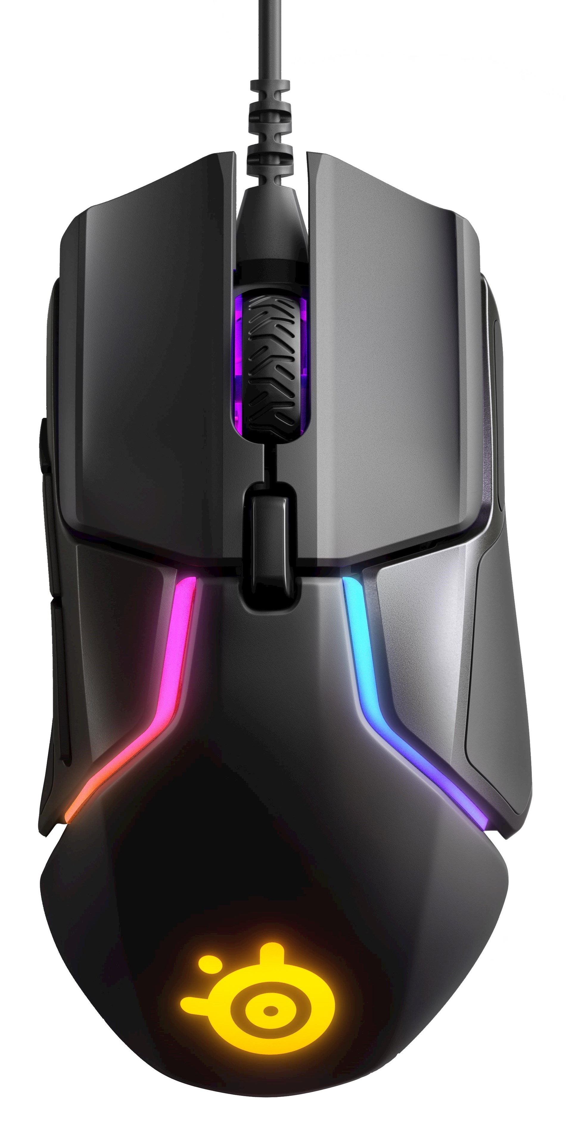 SteelSeries Rival 600 Gaming Mouse Gamingmus med dubbla sensorer, viktjustering och RGBzoner