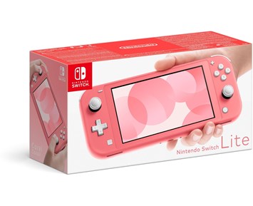 Nintendo Switch Lite Coral Nintendo Switch Lite Dedikerad Till Barbart Spelande