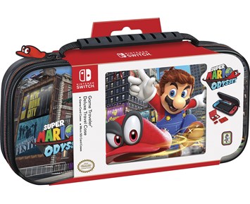 Nintendo Switch Deluxe Travel Case Odyssey Resefodral Till Nintendo Switch Med Super Mario Odyssey Motiv