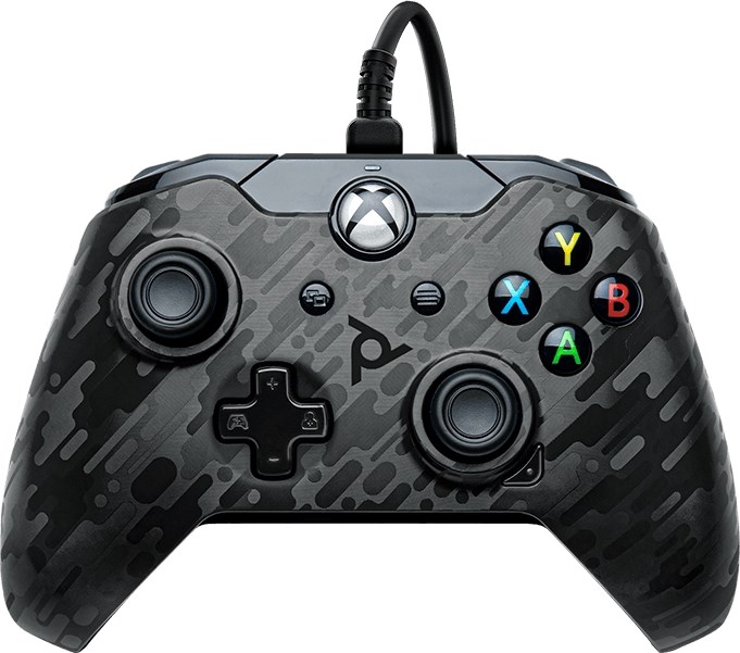 Black Camo Xbox One Wired Controller 