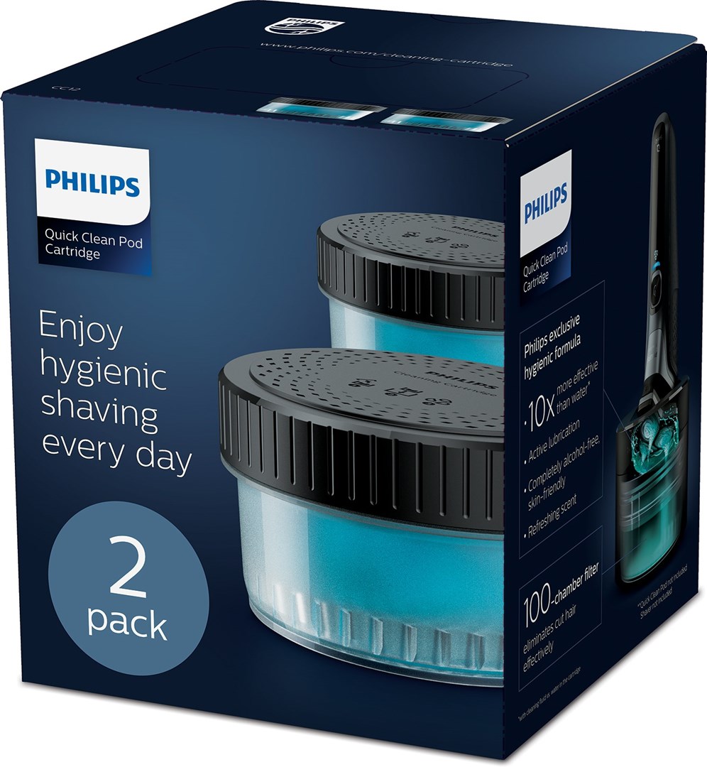 Philips CC12/50 2pack Quick Clean Pod Cartridge Rengöringspatroner