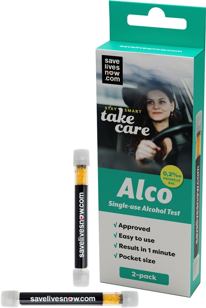SaveLivesNow Alco Singleuse Alcohol Test 0,2