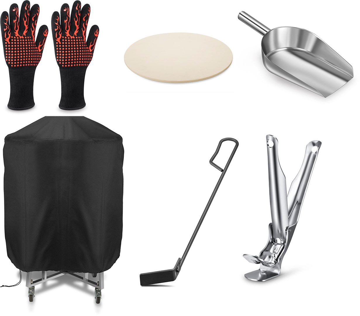 Austin and Barbeque AABQ Kamado Accessory Kit 2...
