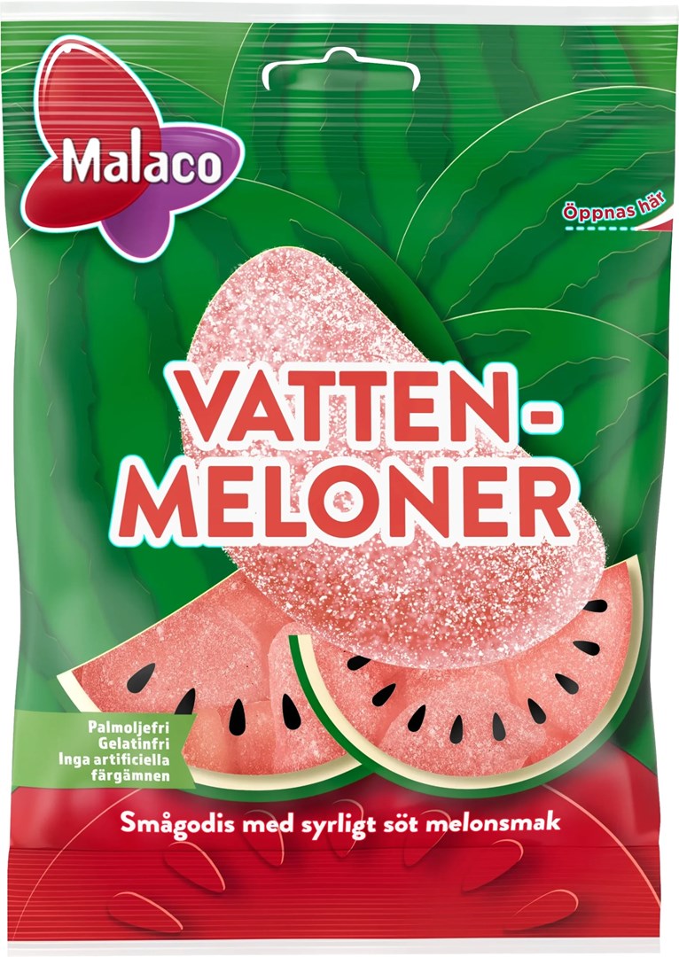 Malaco Vattenmelon 90g | NetOnNet