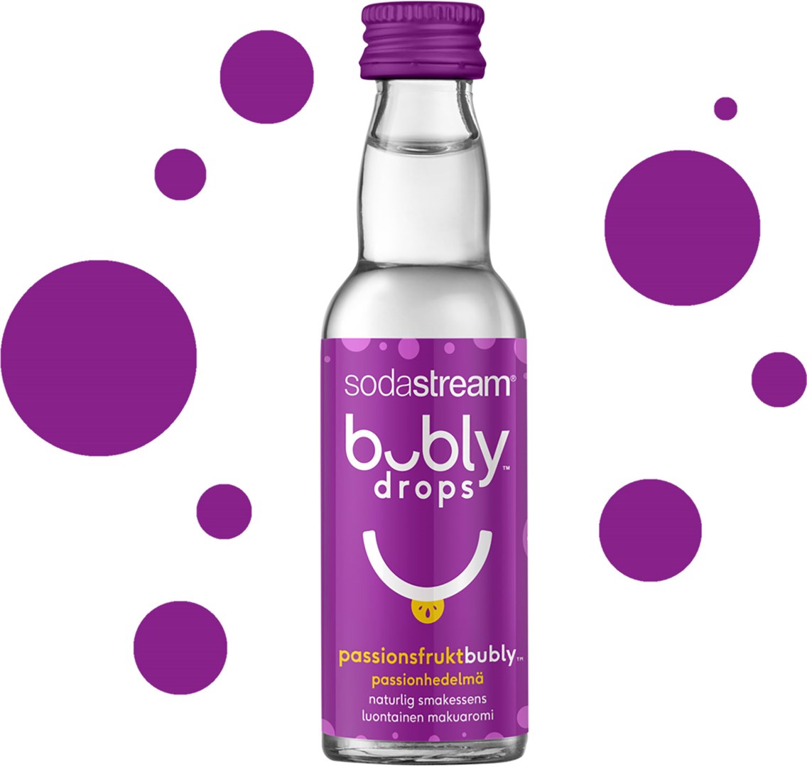 SodaStream Bubly Passion Fruit