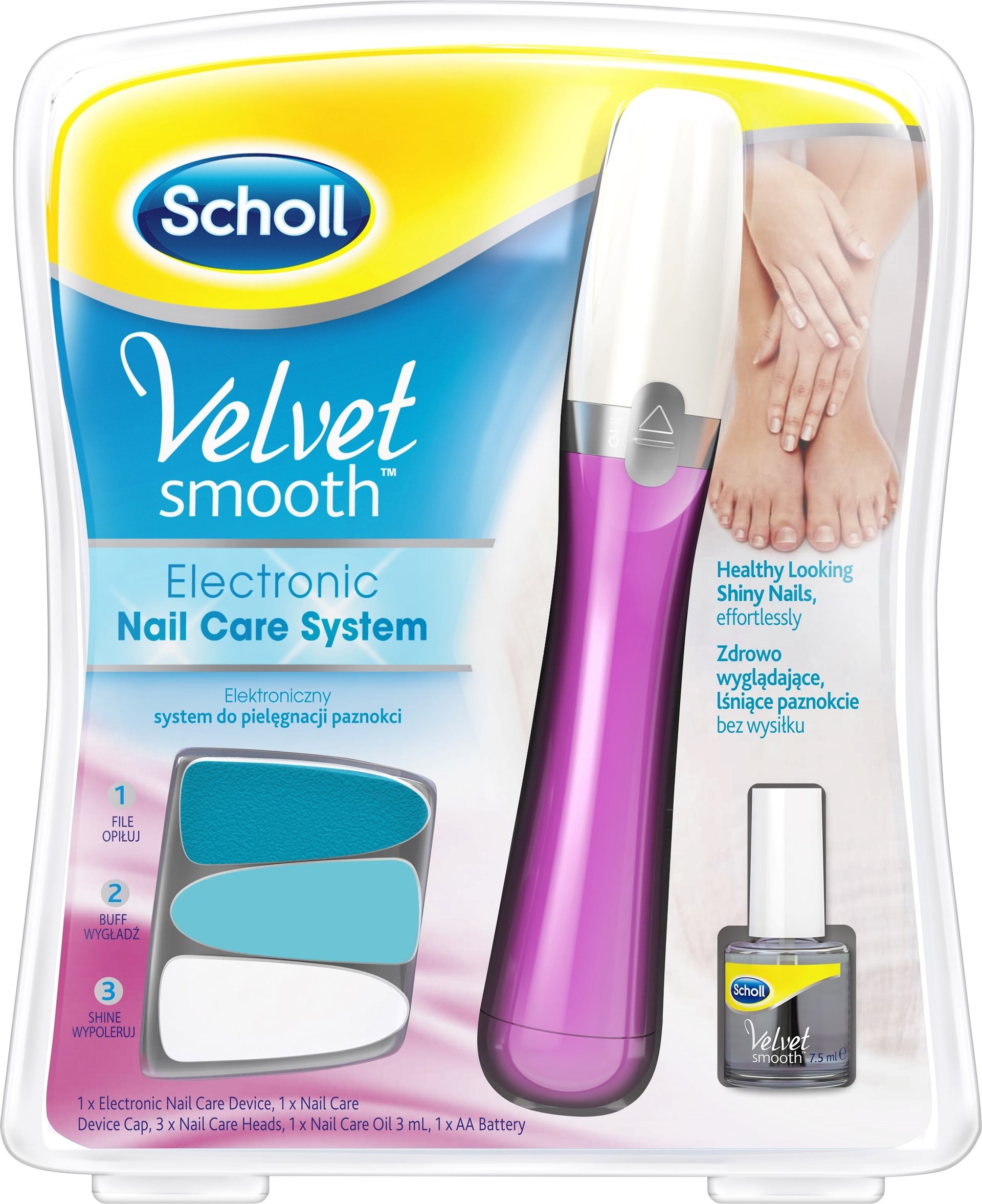 Scholl Elektriskt Nagelvårdsset Pink | NetOnNet