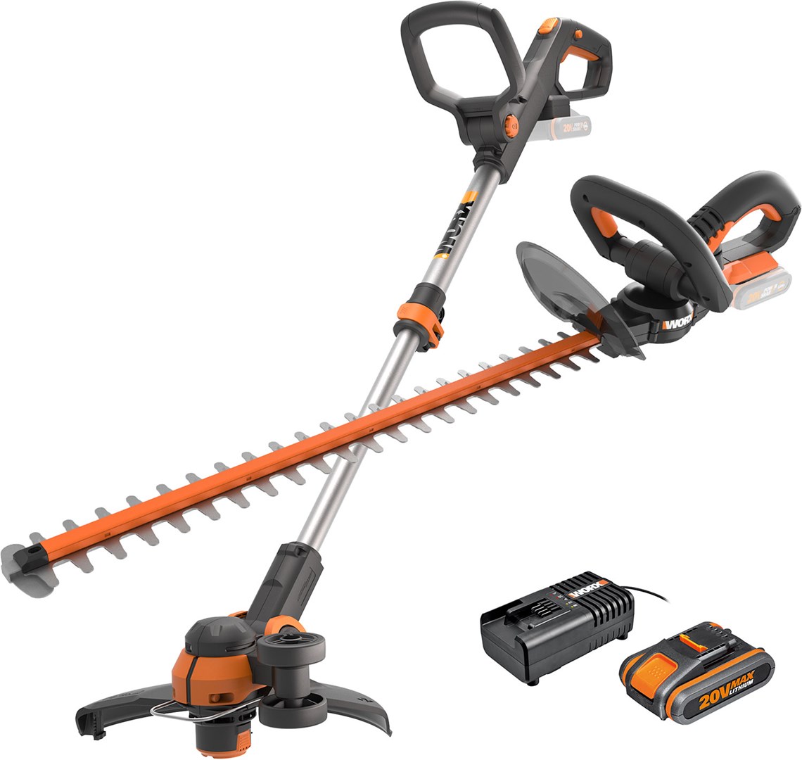 Blower Combo Worx 20v Cordless Trimmer Nitro 40V Cordless 3-in-1