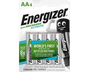 Uppladdningsbara batterier aa