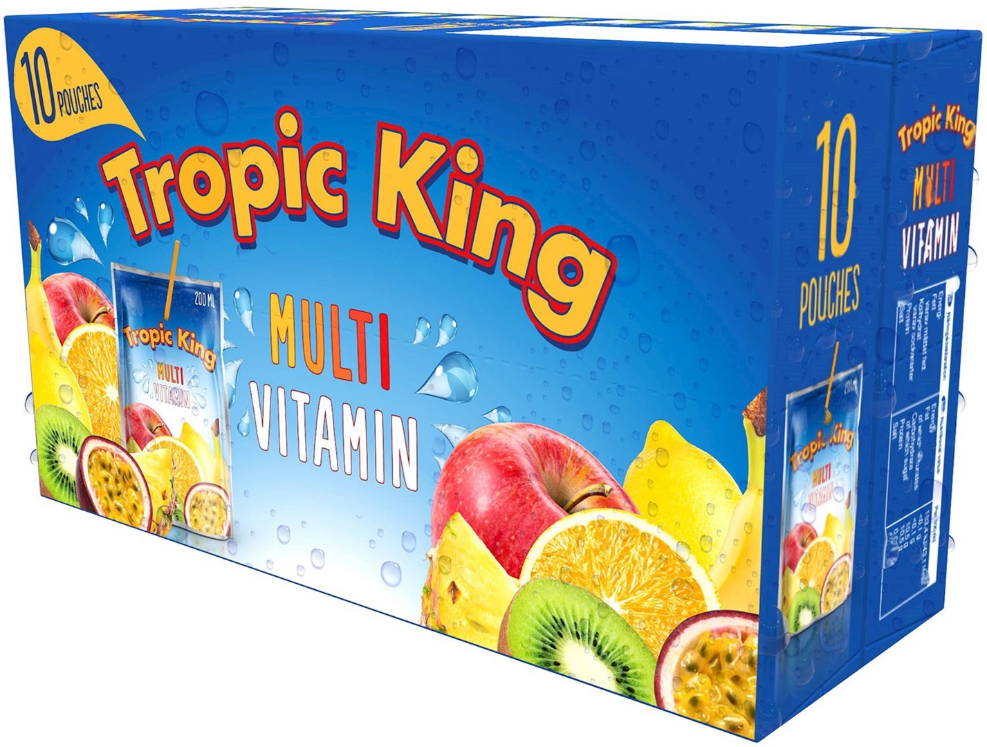 Tropic King Juice Multivitamin 200ml 10pack 10pack fruktdryck med