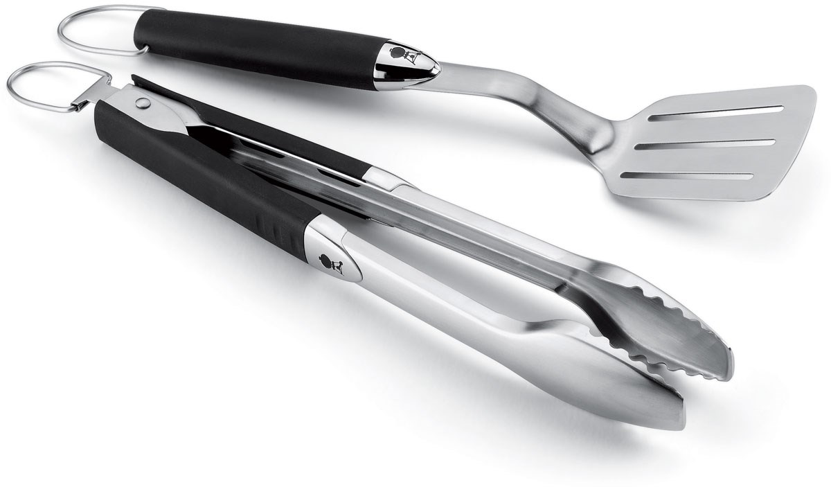 er Premium Grill Tool Set 2pcs Kompakta grillredskap i reseformat