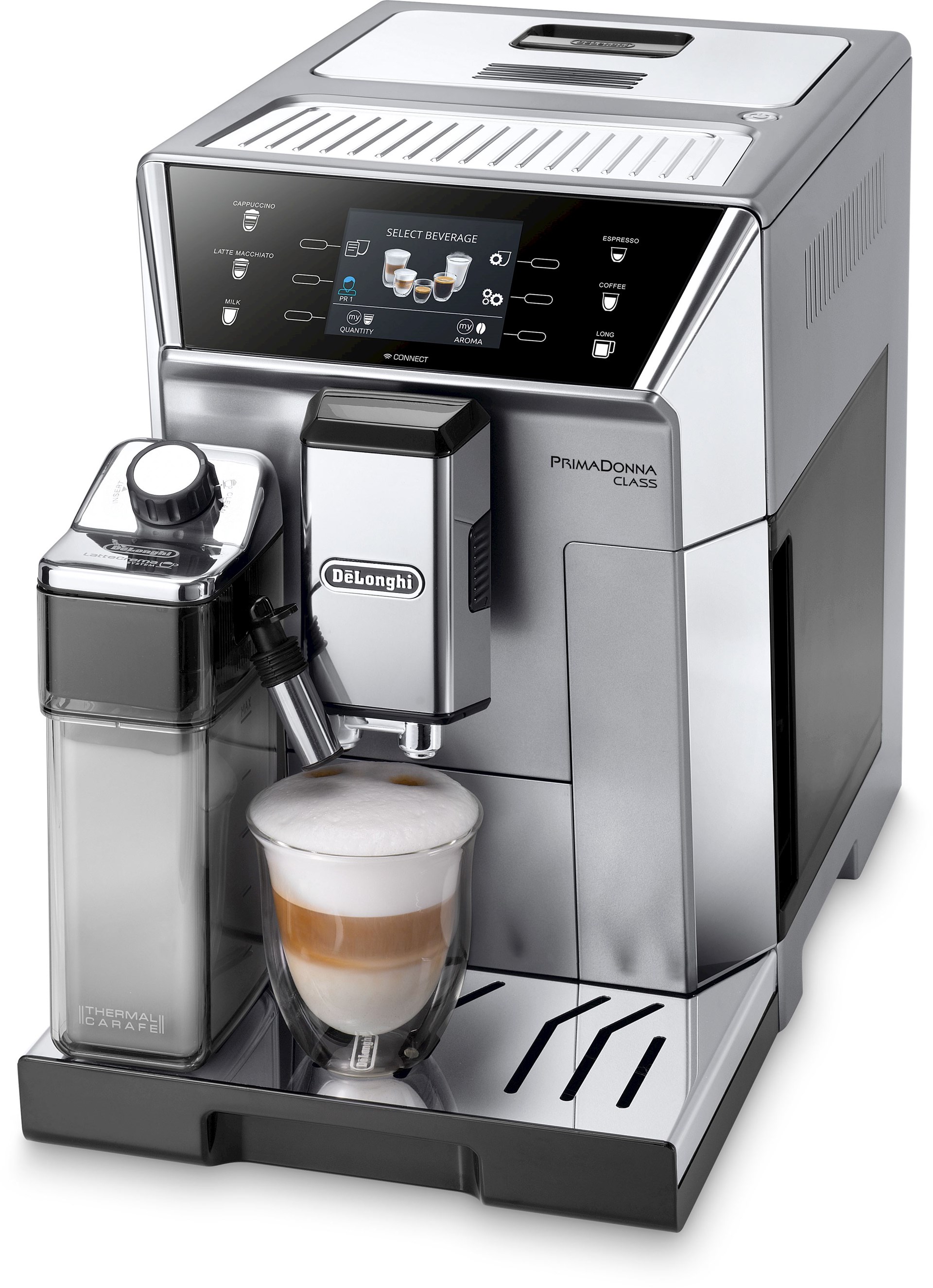 Delonghi Primadonna Class ECAM 550.75.MS - Helautomatisk espressomaskin ...