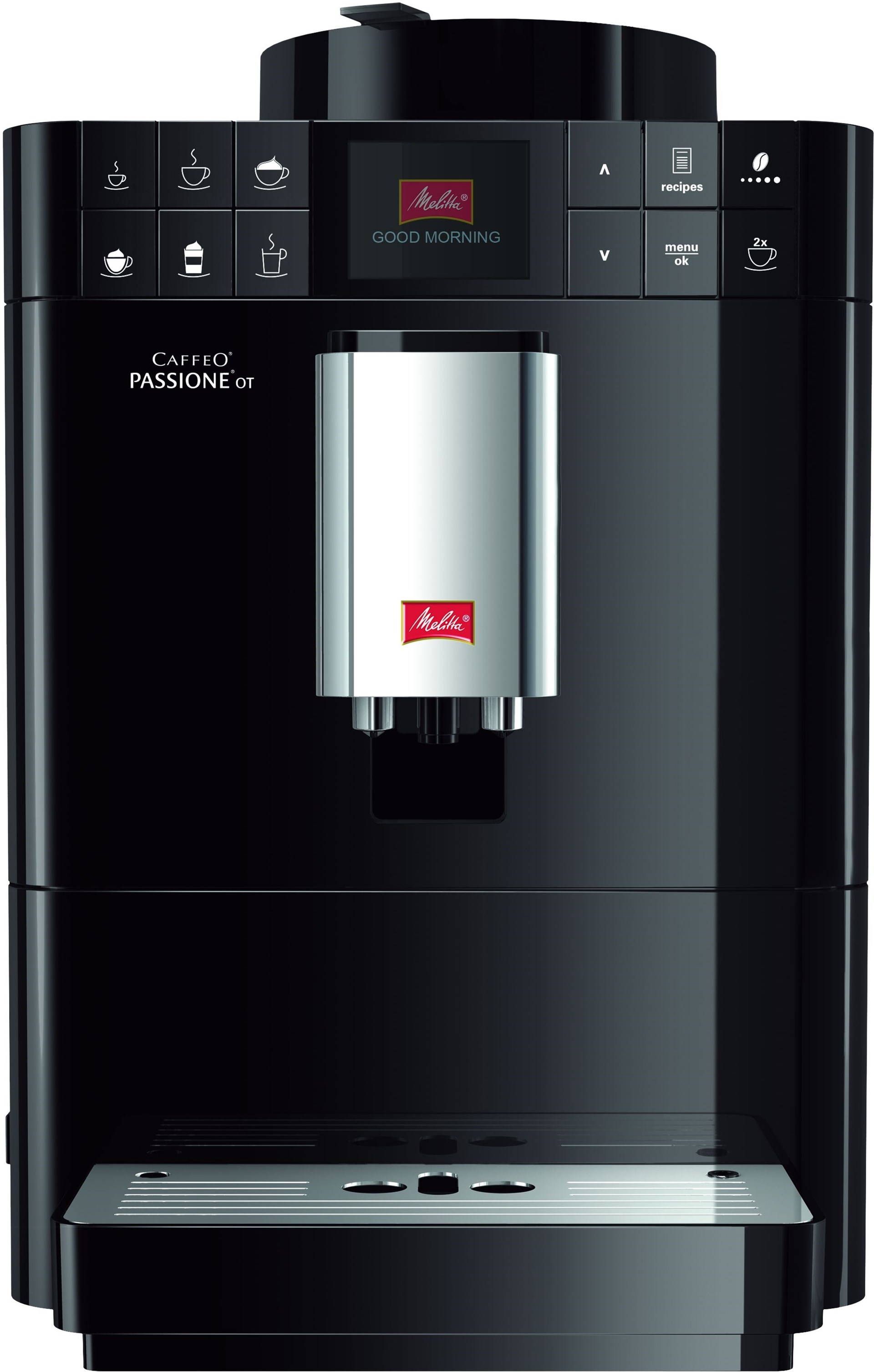 Melitta Caffeo Passione OT One Touch - Espressomaskin med touch-knappar ...