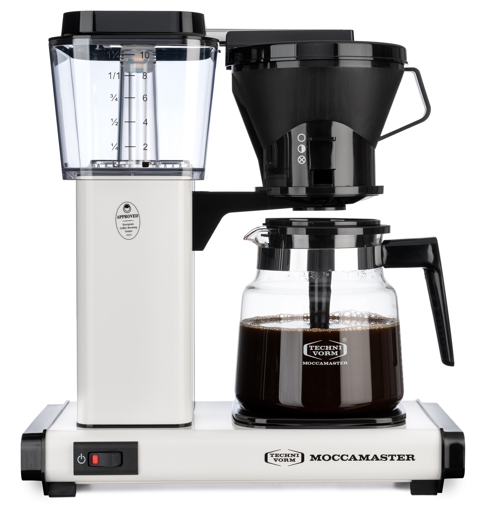 Moccamaster NM741AO White 1,25 L Moccamaster med exakt temperatur för