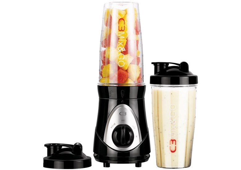 C3 Mix & Go Smoothieblender med två medföljande muggar