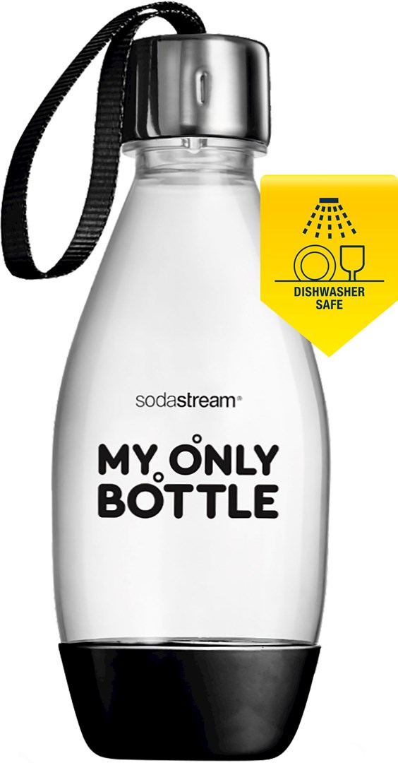 SodaStream My Only Bottle Black 0,5 l Väldesignad flaska till