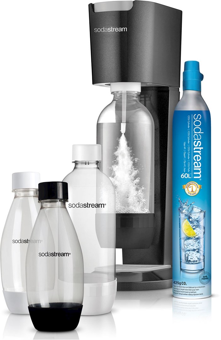 SodaStream Genesis Megapack Titan/silver Sodastream med kolsyrepatron