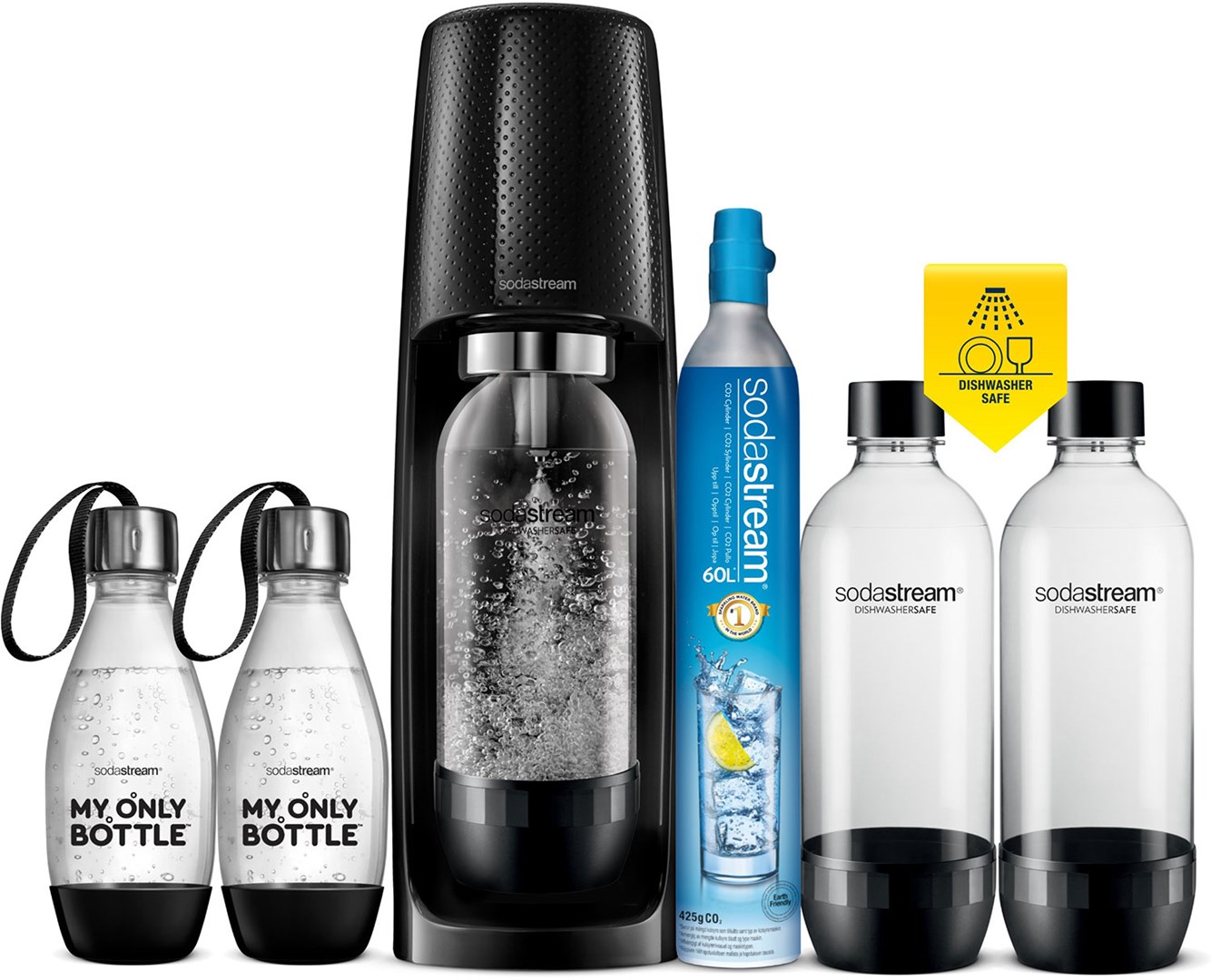 SodaStream Spirit Gigapack Sodastream med kolsyrepatron och stort