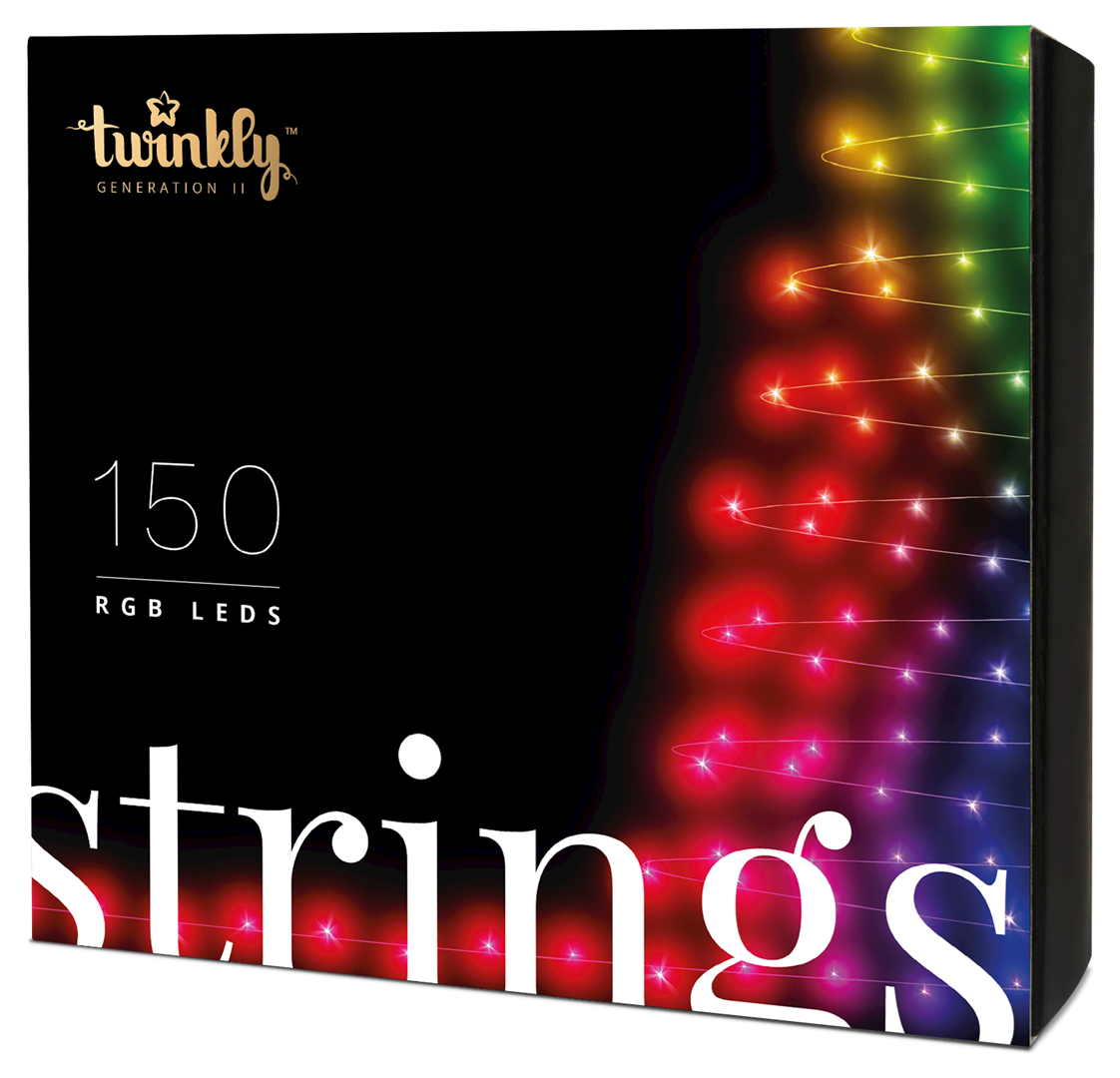 Twinkly Strings 150 Multicolor RGB LED Gen 2 Banbrytande RGBljusslinga med avancerade funktioner