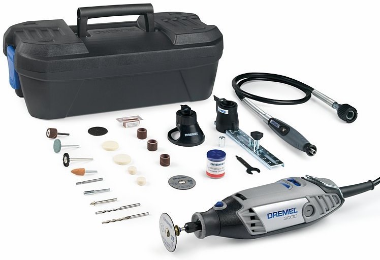 Dremel F0133000MH Silver Värdepaket med Dremel och tillbehör Silver