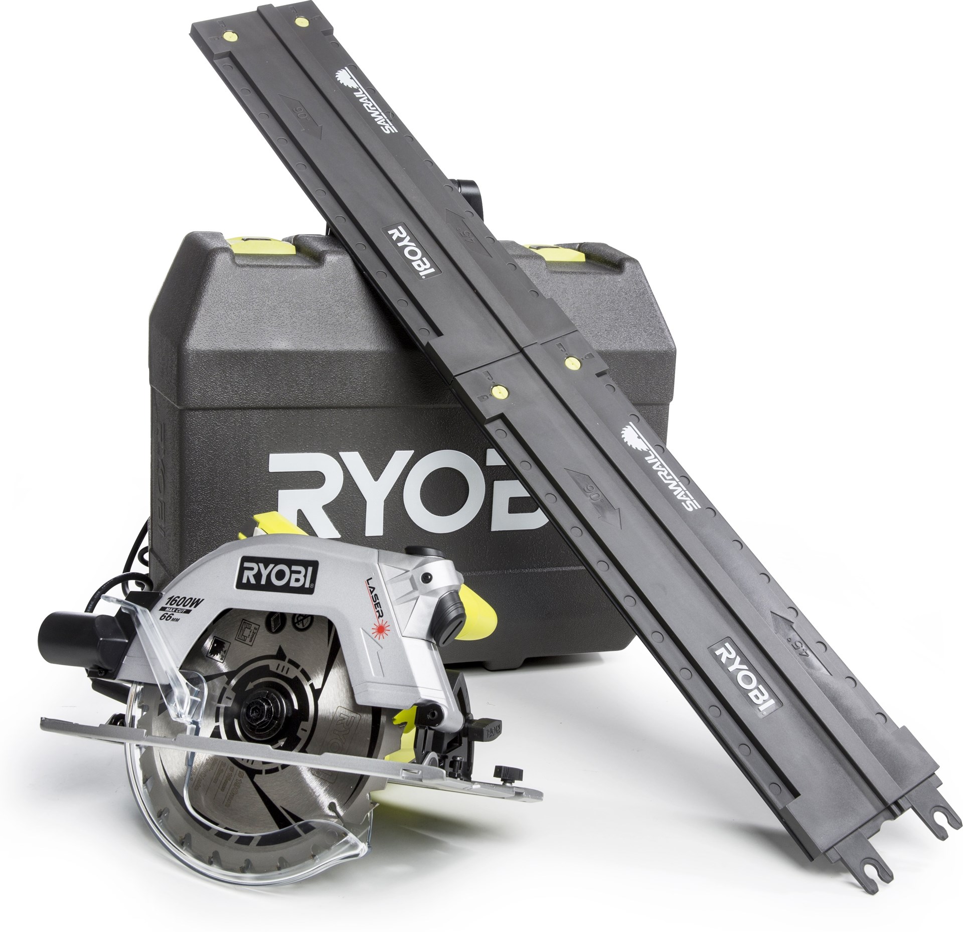 Ryobi RWS 1600-K - Kompakt och ergonomisk cirkelsåg med justerbart sågdjup