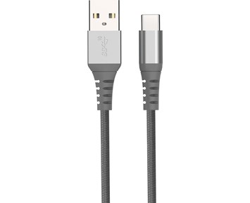 Andersson Usb 3 1 Gen 2 C A Braided 3m Space Gray 3a Flatad Usb C Kabel Med Slitstarka Metallholjen