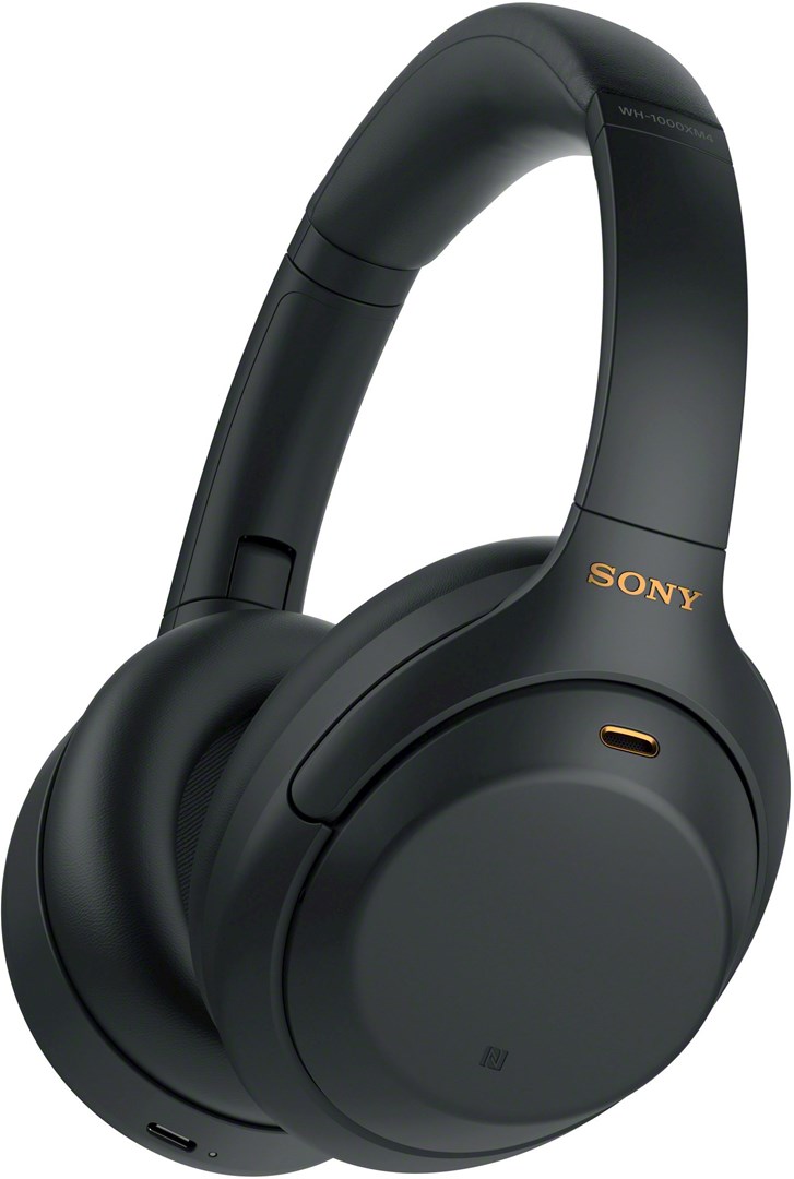 Sony WH-1000XM4 - Black - Brusreducerande trådlösa hörlurar med premiumljud