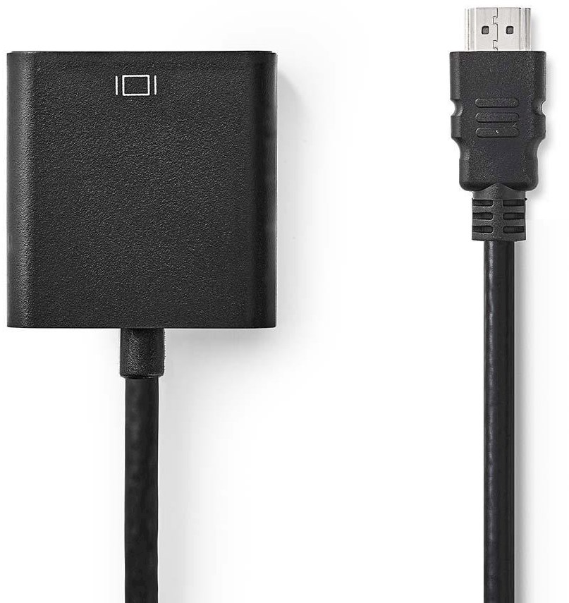 Nedis HDMI VGA adapter HDMI till VGAadapter med 3,5 mmutgång