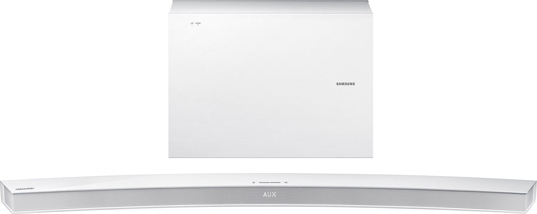 Samsung HWJ6512/XE Vit soundbar perfekt till din välvda TV