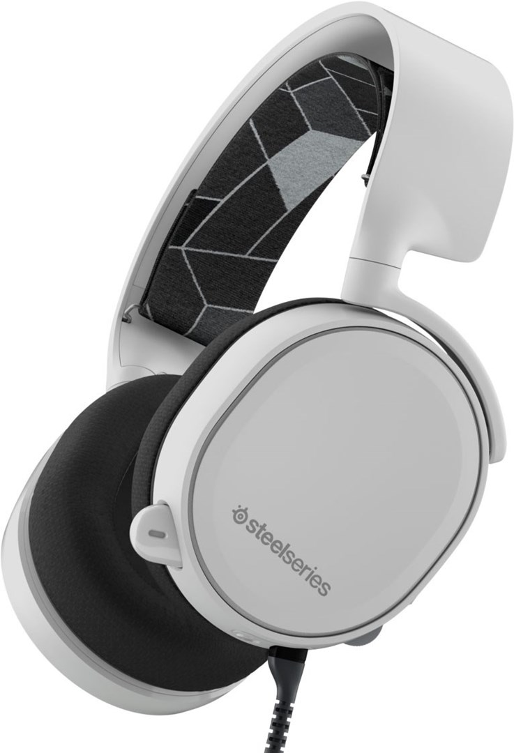 SteelSeries Arctis 3 Gaming Headset White Gamingheadset med 7.1