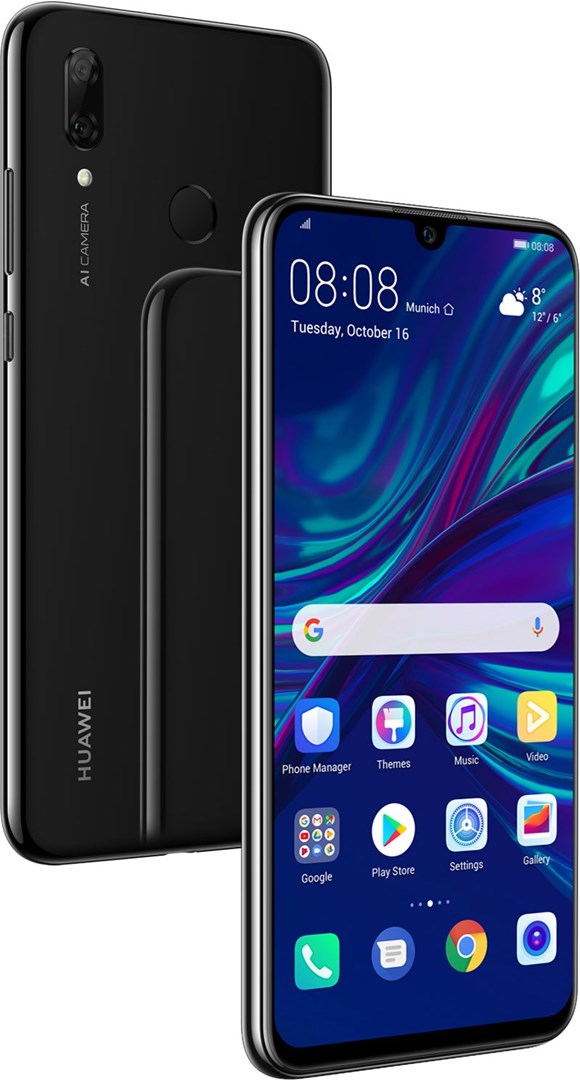 Huawei P Smart 2019 Midnight black Mobil med 6tums skärm och dubbel