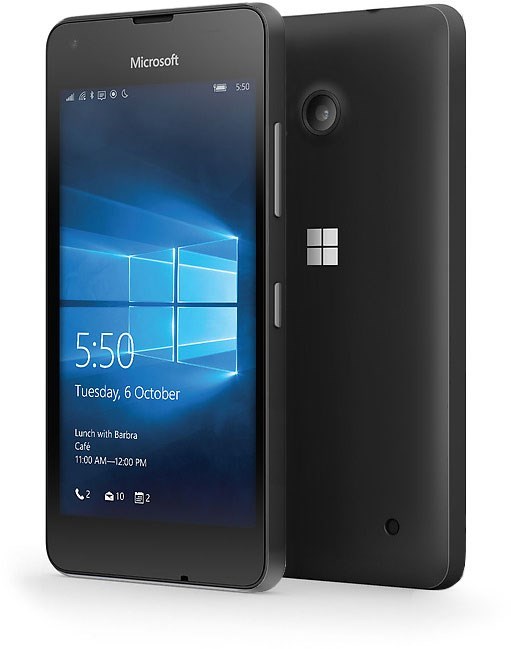 Microsoft Lumia 550 Black - Lumia 550 - smartphone som fungerar som en PC