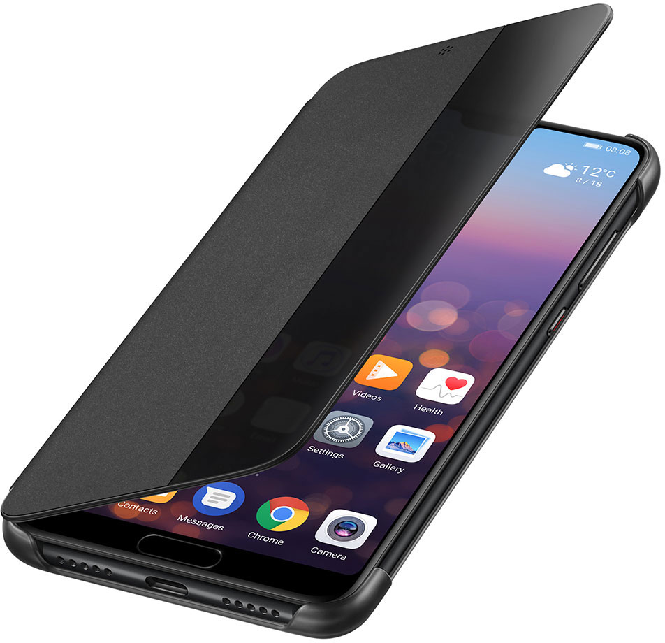 Huawei Smart View Flip Cover P20 Pro Black Flipcover med