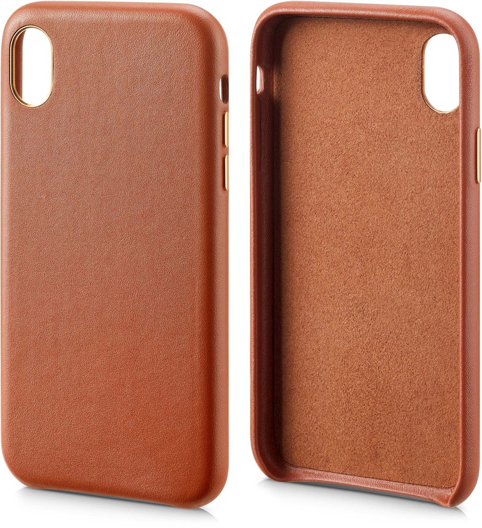 Andersson Genuine Leather Case Brown for Apple iPhone XR Läckert