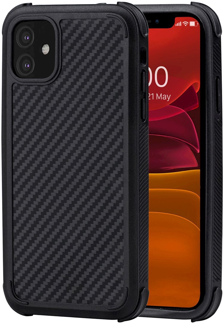 Pitaka MagEz Case Pro Black/Grey Twill for Apple iPhone 11 Robusta