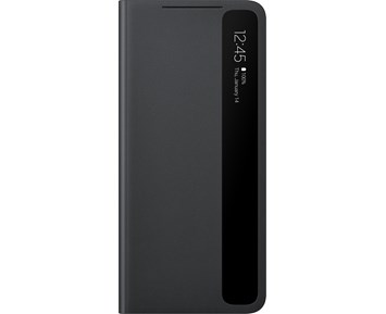 Samsung Smart Clear View Cover Galaxy S21 Ultra 5g Black Mobilfodral Med Aviseringsfonster Till Galaxy S21 Ultra