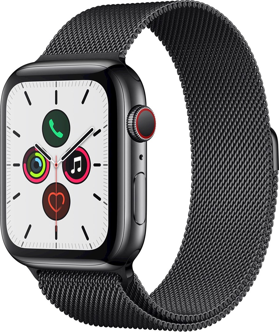 apple watch series 5 black stainless steel