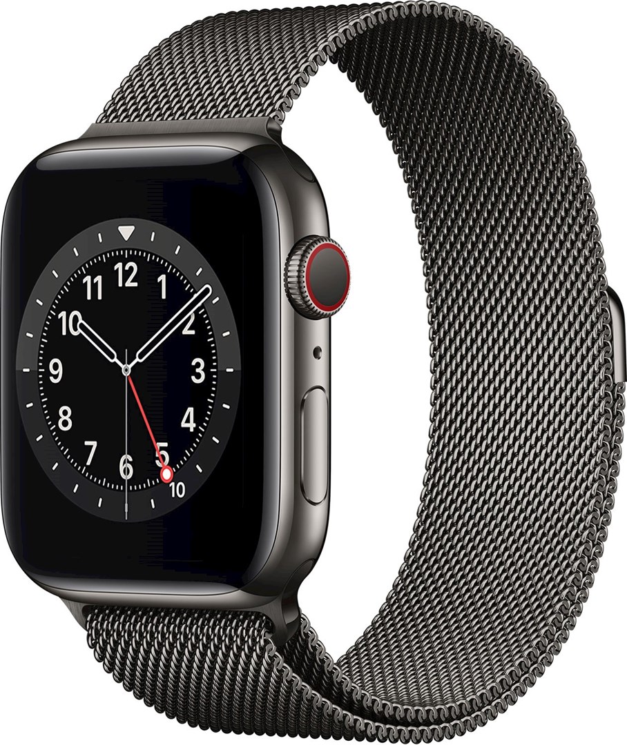 Apple Watch Series 6 GPS + Cellular, 44mm Graphite Stainless Steel Case Apple Watch Stainless Steel Without Cellular