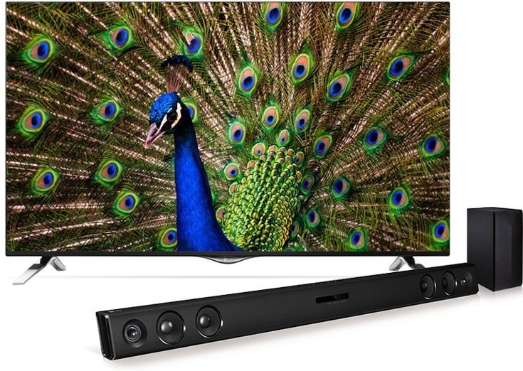 LG 55UF695V + LAS453B