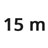 15 m
